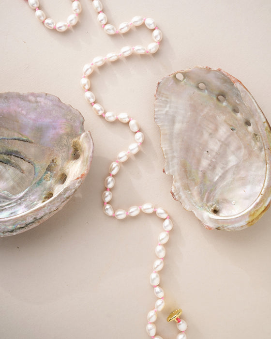 Cluster Pearl Necklace