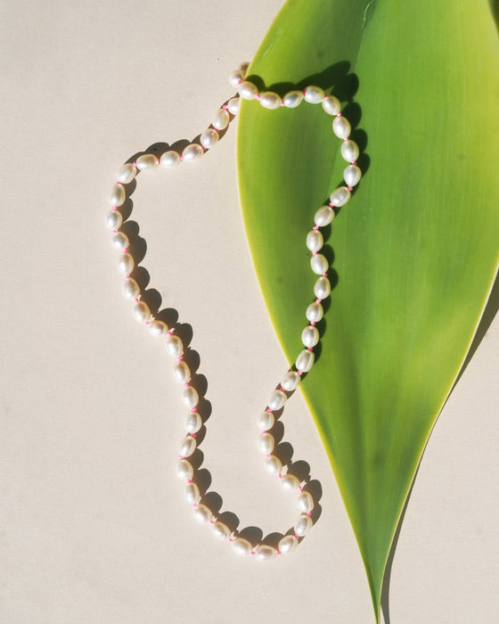 Cluster Pearl Necklace