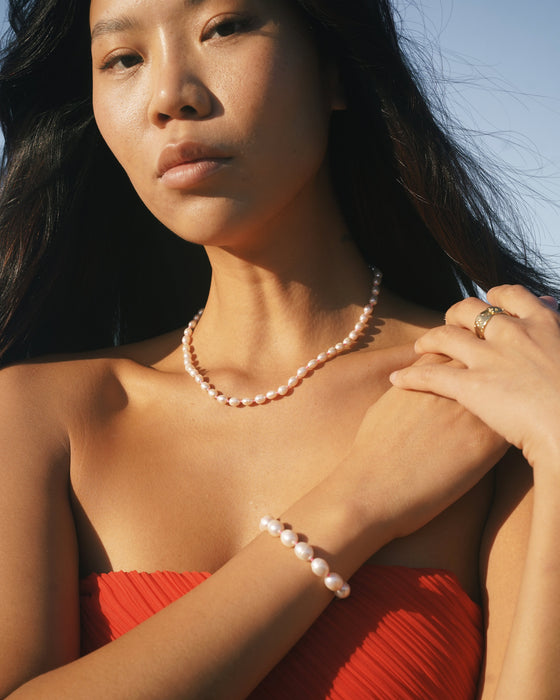 Cluster Pearl Bracelet