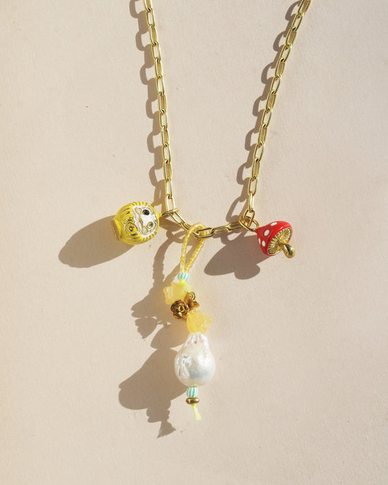 Mini Mushroom Charm