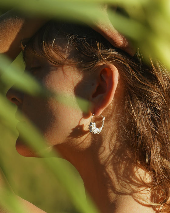 Auspicious Hoop Earrings
