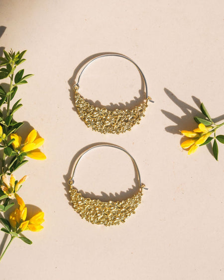 Inflorescence Hoop Earring - satomistudio