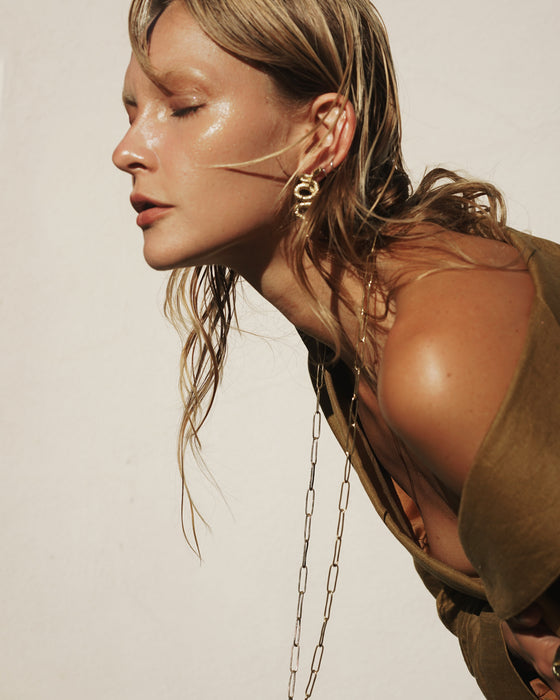 Bambu Link Chain Necklace