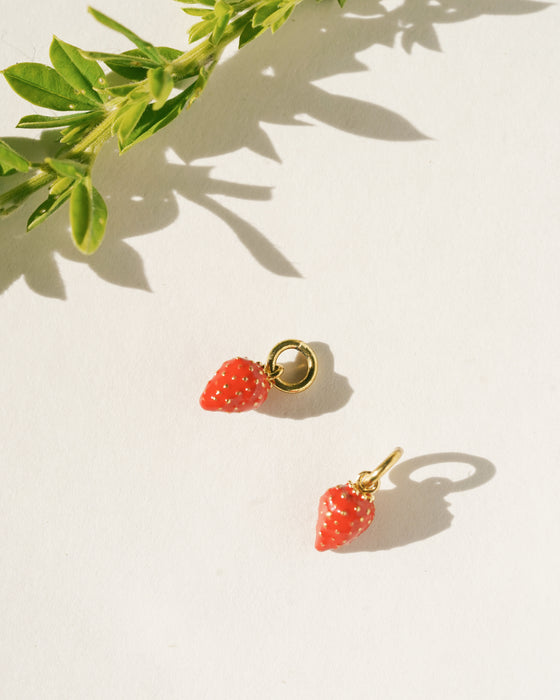 Mini Wild Strawberry Charm