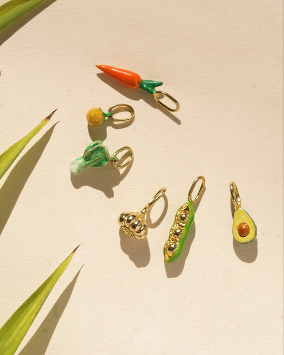 Pea Pod Charm