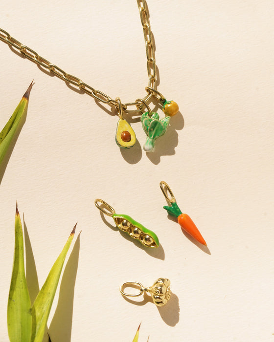 Pea Pod Charm