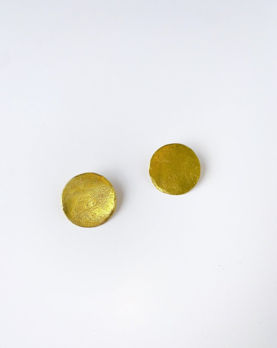 Flat Disk Earring – satomistudio