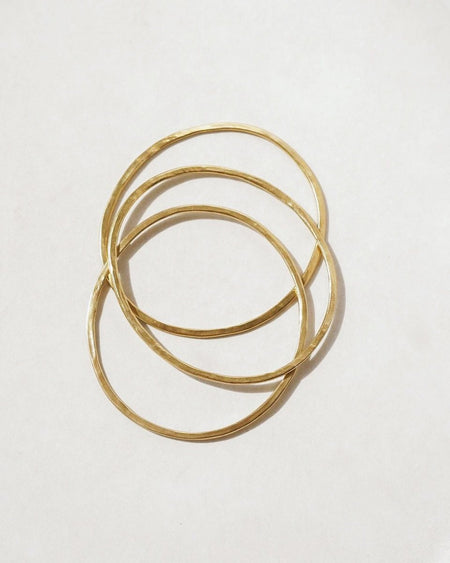 Hammered Bangle - satomistudio