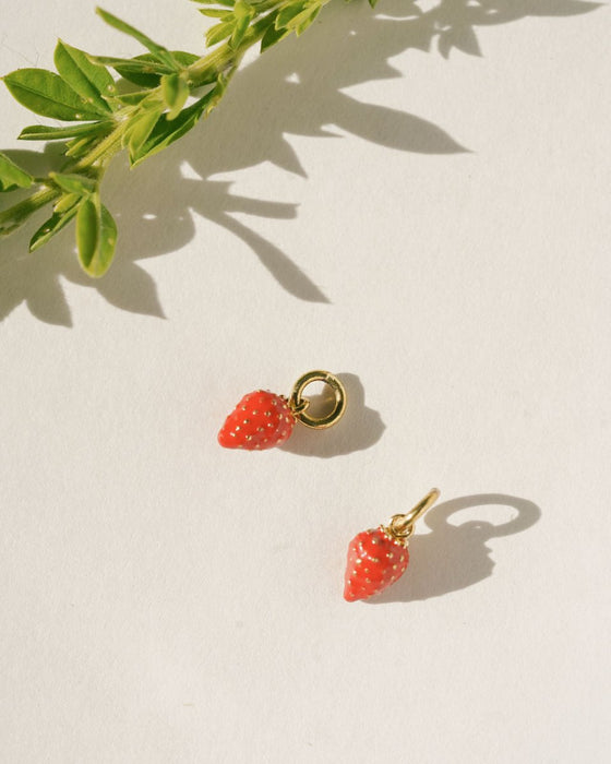 Mini Wild Strawberry Charm - satomistudio